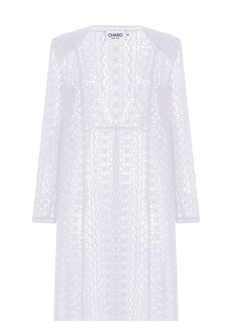 Top nilere in pizzo in bianco Charo ruiz ibiza 1989 - donna CHARO RUIZ IBIZA 1989 | 256302WHT